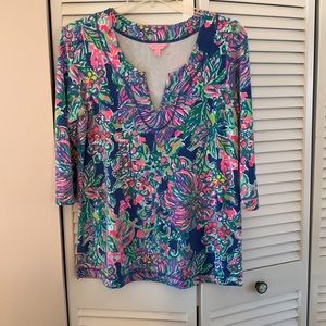 Lilly Pulitzer Justina Tunic. Size Large.